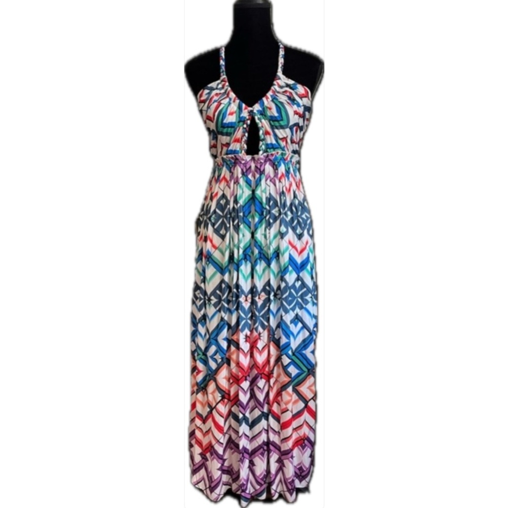NWT Anthropologie Colorful Maxi Dress